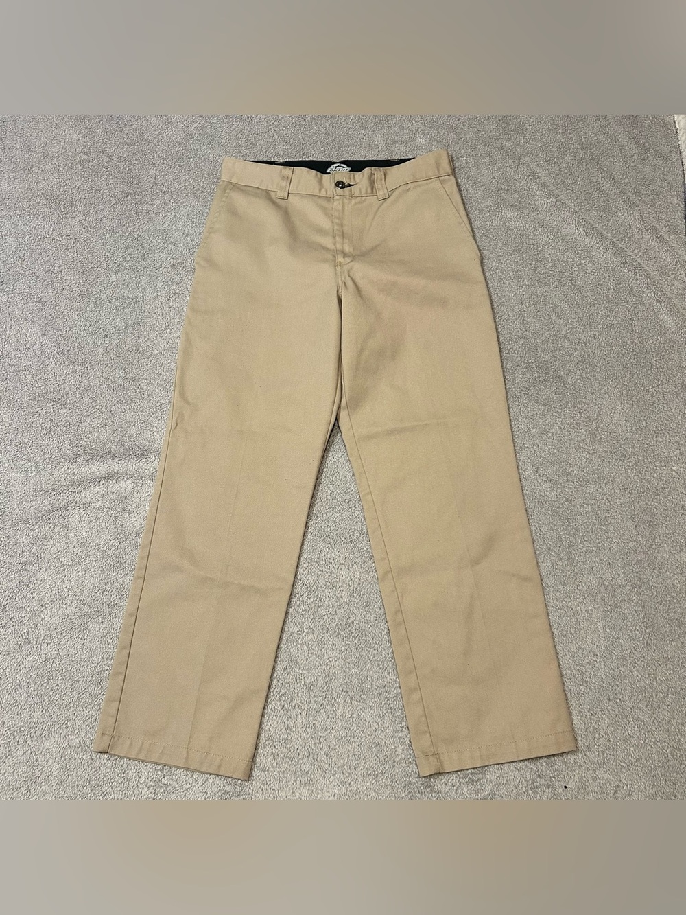 Dickies Pants Mens 32x30 Tan Skateboarding Flex Straight Workwear Chinos